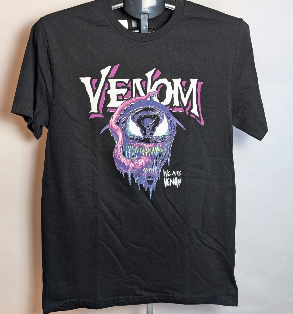 Official Marvel We Are Venom T-Shirt Women's Size S 34/36 Black NWOT Mad Engine Global