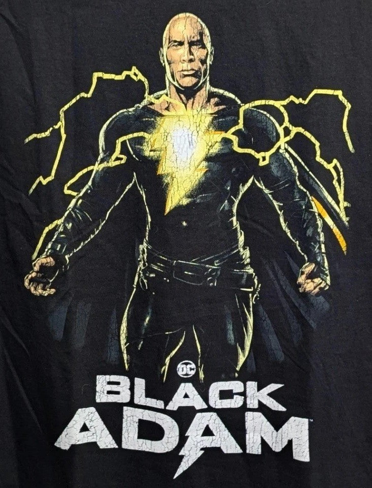NWT DC Comics Men’s Black Adam Graphic Tee Size Large DC