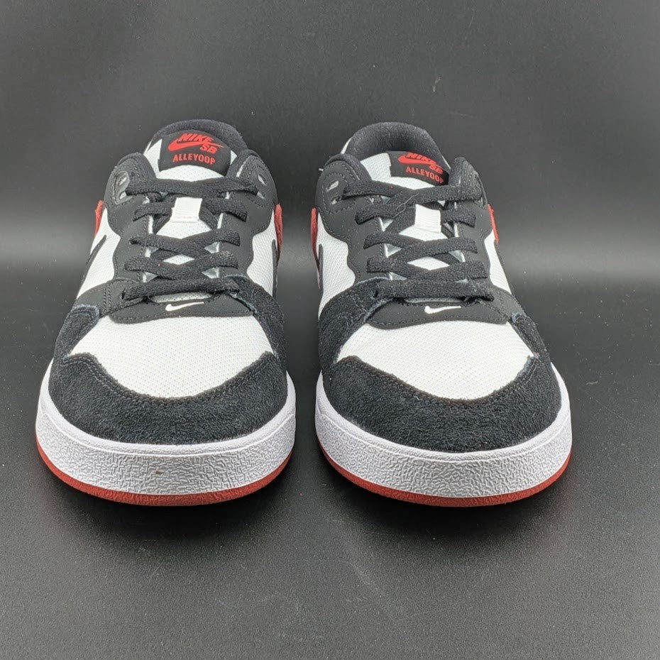 Nike SB Leather Dunk Alleyoop~Black White Red Men's Size 9 Solarsoft Sneaker Nike