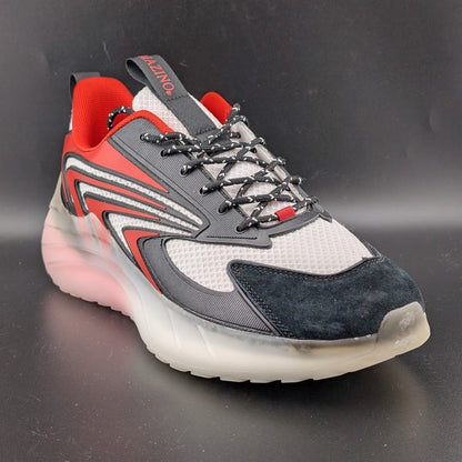 Mazino Krypton Casual Sneakers in Size 9 Superlight Air Soles Blk/Red SC3269 Mazino Krypton