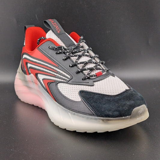Mazino Krypton Casual Sneakers in Size 9 Superlight Air Soles Blk/Red SC3269 Mazino Krypton