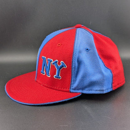 Black Yankees Negro Leagues Baseball Hat Red/Blue~Size 8 1/4~ 2XL Head BigBoy