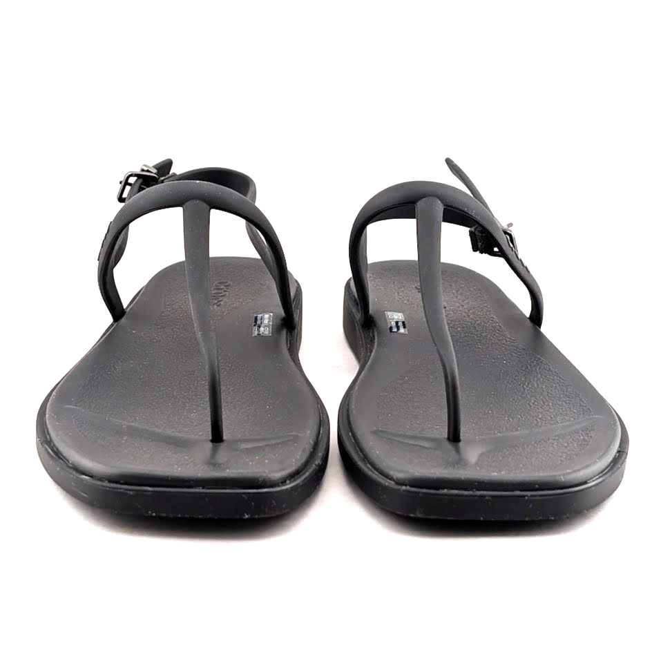 Crocs Miami Sandals Women's US 9 Black Adjustable Strap Thong Flip Flop 209793 Crocs