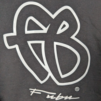 FUBU Men's Long Sleeve Fleece Hoodie Sweatshirt Black Size S/LG/XL/2XL/3XL FUBU
