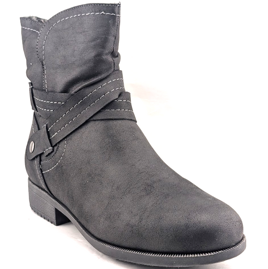 VJH Women's Mid Calf Boots, Slouchy Buckle Straps Size 9.5M VJH confort