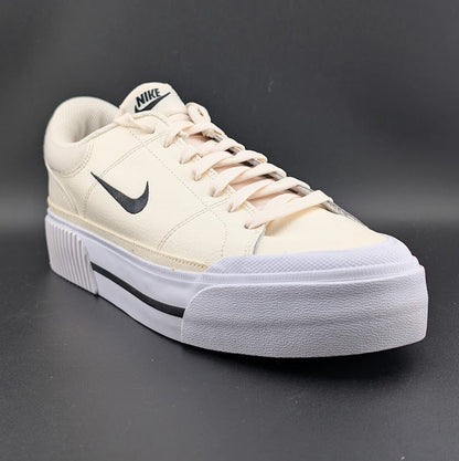 Nike Court Legacy Lift 'Pale Ivory White' FV5526-101 ~ Womans Size 10/Mens 8.5 Nike