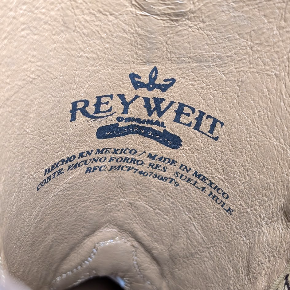 Men's Size 8.5D Reywelt Full Quill Exotic Ostrich Cowboy Boots Handmade Botas Reywelt
