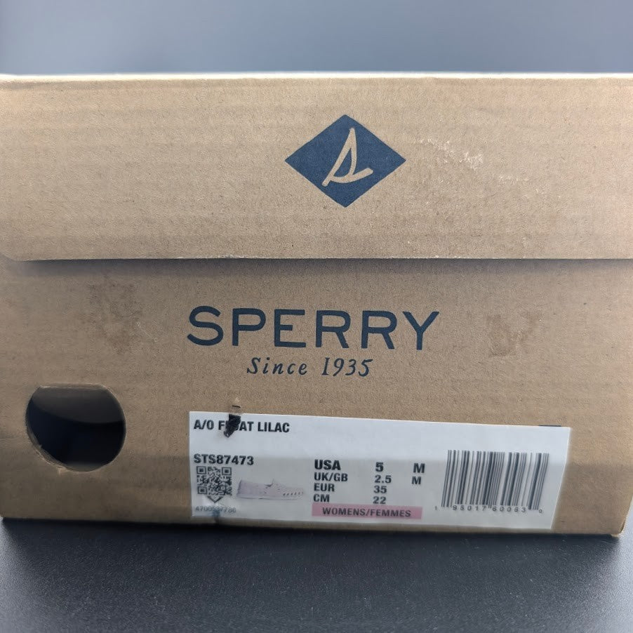 Sperry Top-Sider A/O Float Lavender Purple Boat Shoes Womens 5/Kids 3.5 SPERRY