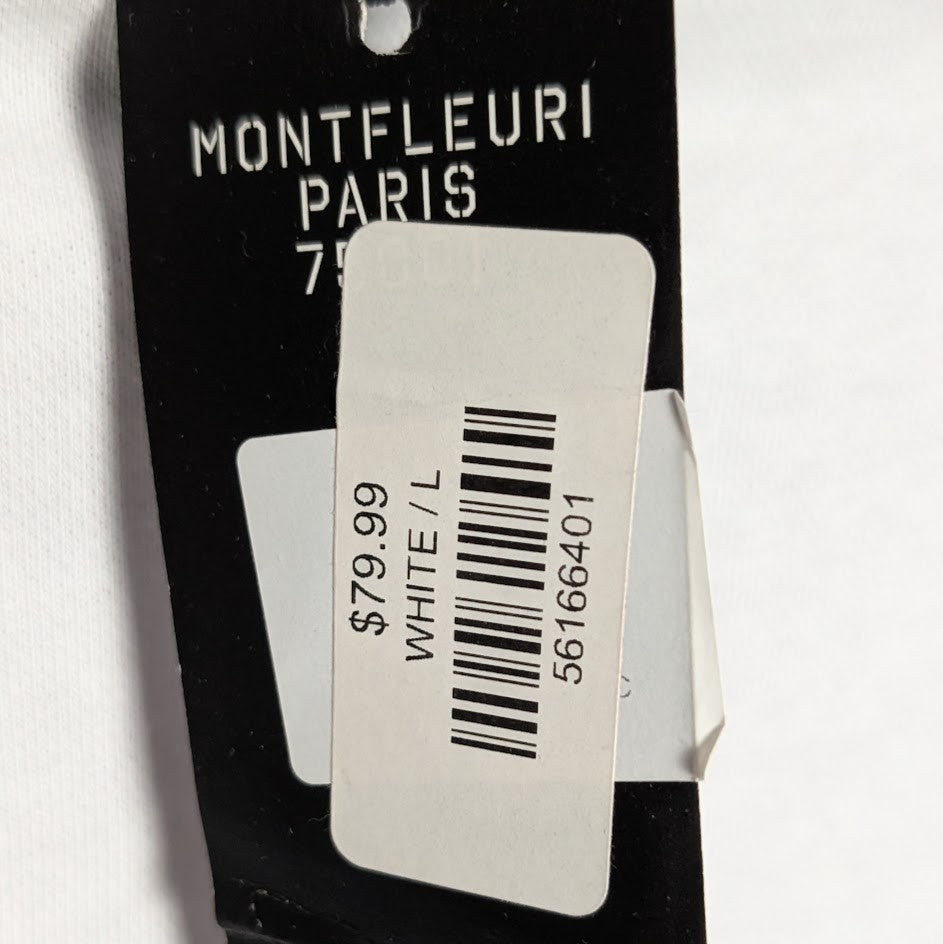 Men's Sz Lrg Luxury Rhinestone Lion Fashion Jersey Sweatshirt Montefleuri Imperf Montefleuri Paris