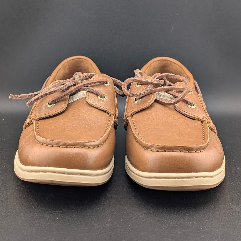 Sperry Women's Size US 8 / EU 39 Whalefish Tan Leather Boat Shoes ~ MSRP $125 SPERRY