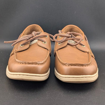 Sperry Women's Size US 8 / EU 39 Whalefish Tan Leather Boat Shoes ~ MSRP $125 SPERRY