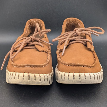 Bernie Mev TW41 Leather Lace Up Comfort Boat Shoe Brown 36 or 37 (5.5-6, 6.5-7) Bernie Mev