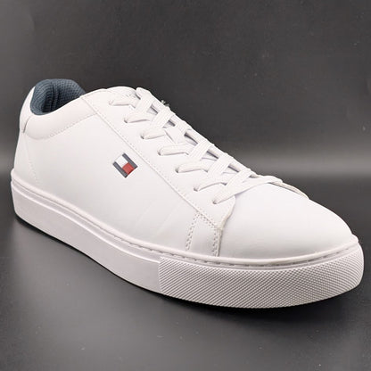 Tommy Hilfiger Men's Size 10M Brecon Cup Sole White Sneakers Tommy Hilfiger
