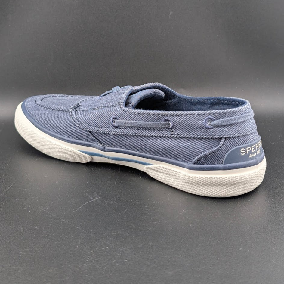 Sperry Women's Size 6 Wide Width ~ Pier Wave Navy Canvas Sneakers STS88787 Sperry