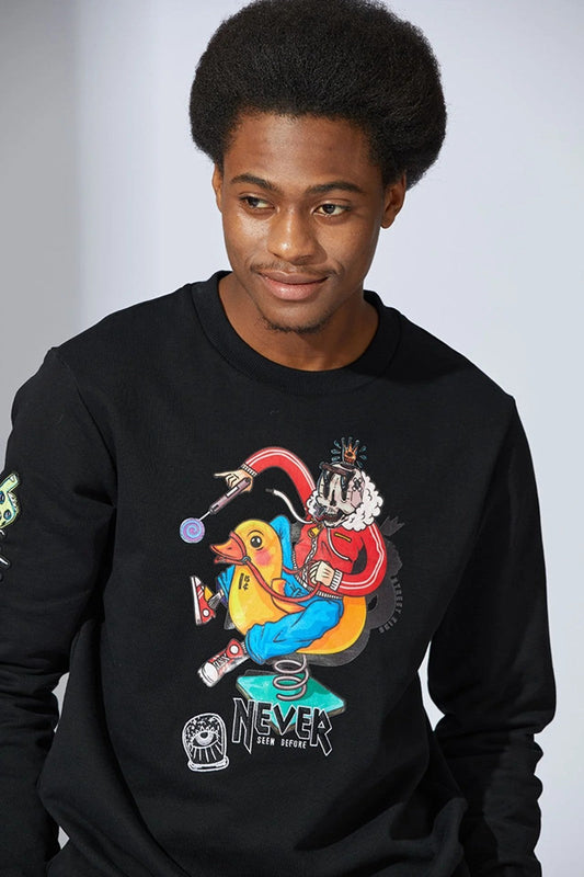 Fifth Loop Black Sweatshirt Never Seen Before Sizes Medium to 3XL Fifth Loop