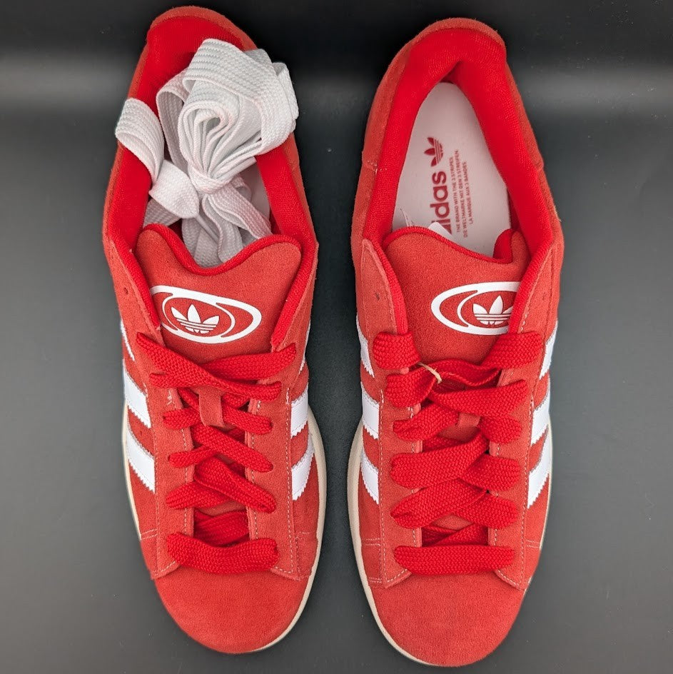adidas Originals Men's Size 13~Campus 00s Trainer Sneakers Scarlet Suede~2 Laces adidas