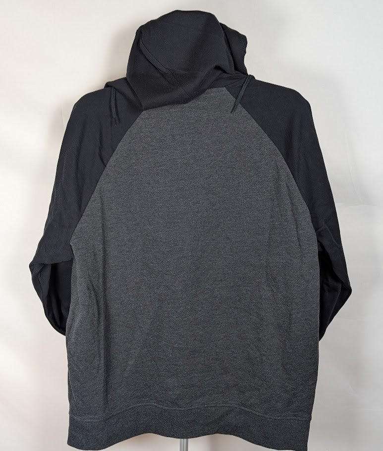 Batman | DC Comics | Gray/Black | Mens | Full Zip Hoodie Sweatshirt | L or XL DC