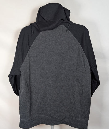 Batman | DC Comics | Gray/Black | Mens | Full Zip Hoodie Sweatshirt | L or XL DC