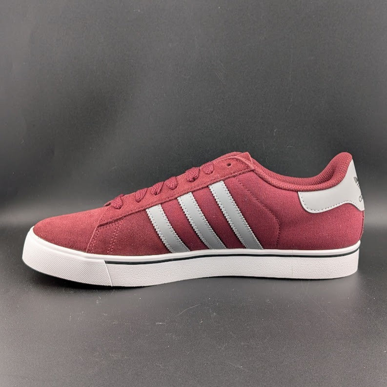 adidas Men's Size 11 / Wo's 12 Campus Vulc Shadow Red Grey~Canvas & Suede IF9286 adidas