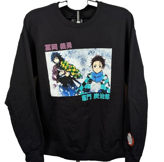 Demon Slayer Sweatshirt Kimetsu No Yaiba Size Large Sweater Pullover Aniplex