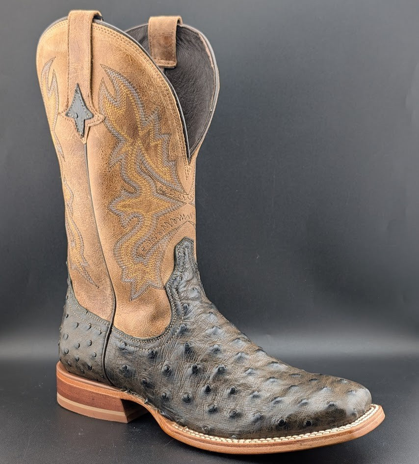 Tony Lama Tori Umber Full Quill Ostrich~Golden Brown 11" Womens Sz 10B TL5405 Tony Lama