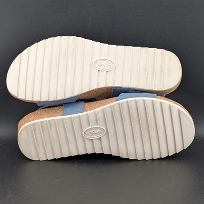 Eurosoft by Sofft Glinda Sandals Women's 10M Mist Blue Adjustable Strap 4363 Eurosoft by Sofft