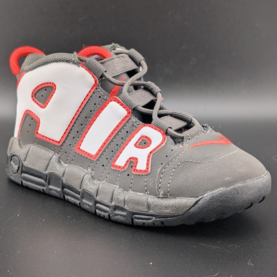 Nike Air More Uptempo Retro 10C GRAY/BLACK/WHITE/RED DH9722-200 Nike