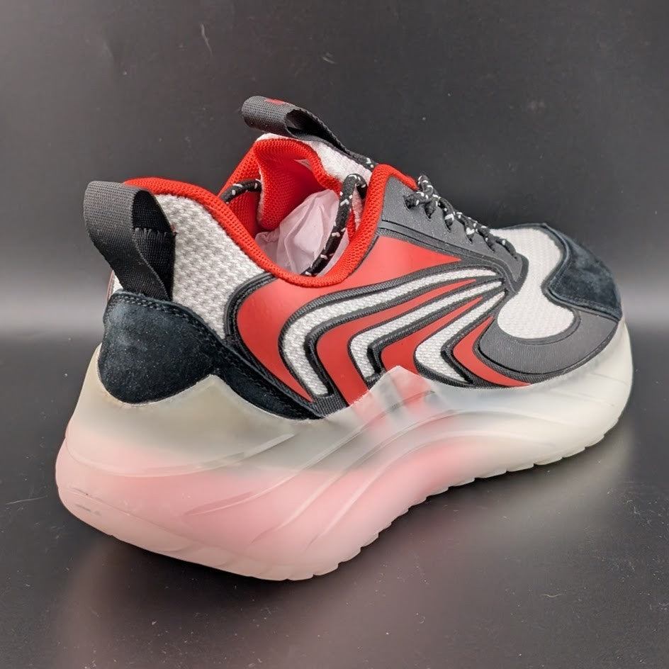 Mazino Krypton Casual Sneakers in Size 9 Superlight Air Soles Blk/Red SC3269 Mazino Krypton