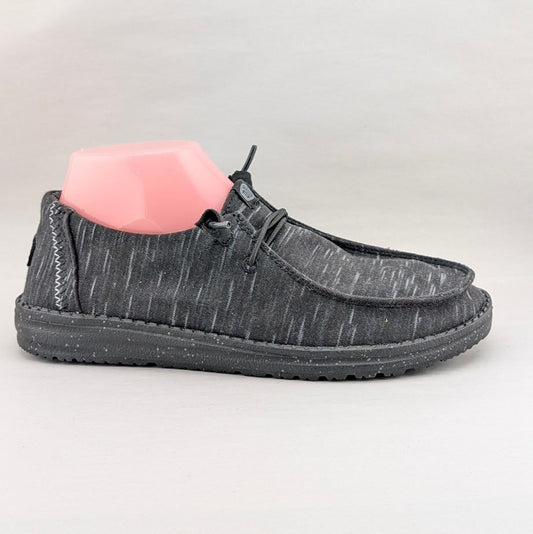 Hey Dude Wendy Heathered Stretch Midnight Women’s Size 8/9 Comfort Slip On Shoes Hey Dude