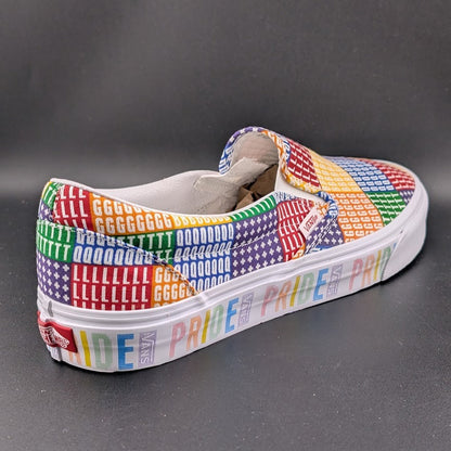Vans Classic Slip On LGBTQ+ Pride Unisex Classic Slip-On Sneakers VN0A33TB3WJ VANS