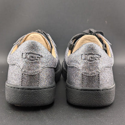UGG Milo Glitter Sneakers Women’s Size 7 Gunmetal Gray Black Low Top UGG