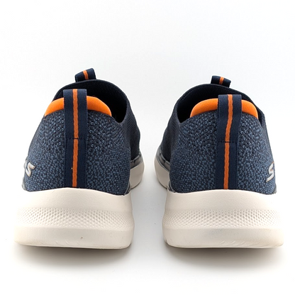Skechers Men's Size 7 Go Walk 6 Navy-Orange Comfort Slip-On Shoe Sneaker 216202N SKECHERS