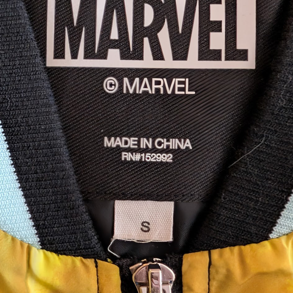 Black Panther Throne Adult Bomber Jacket Marvel/CULTUREFLY~Brand New~S or Med Marvel