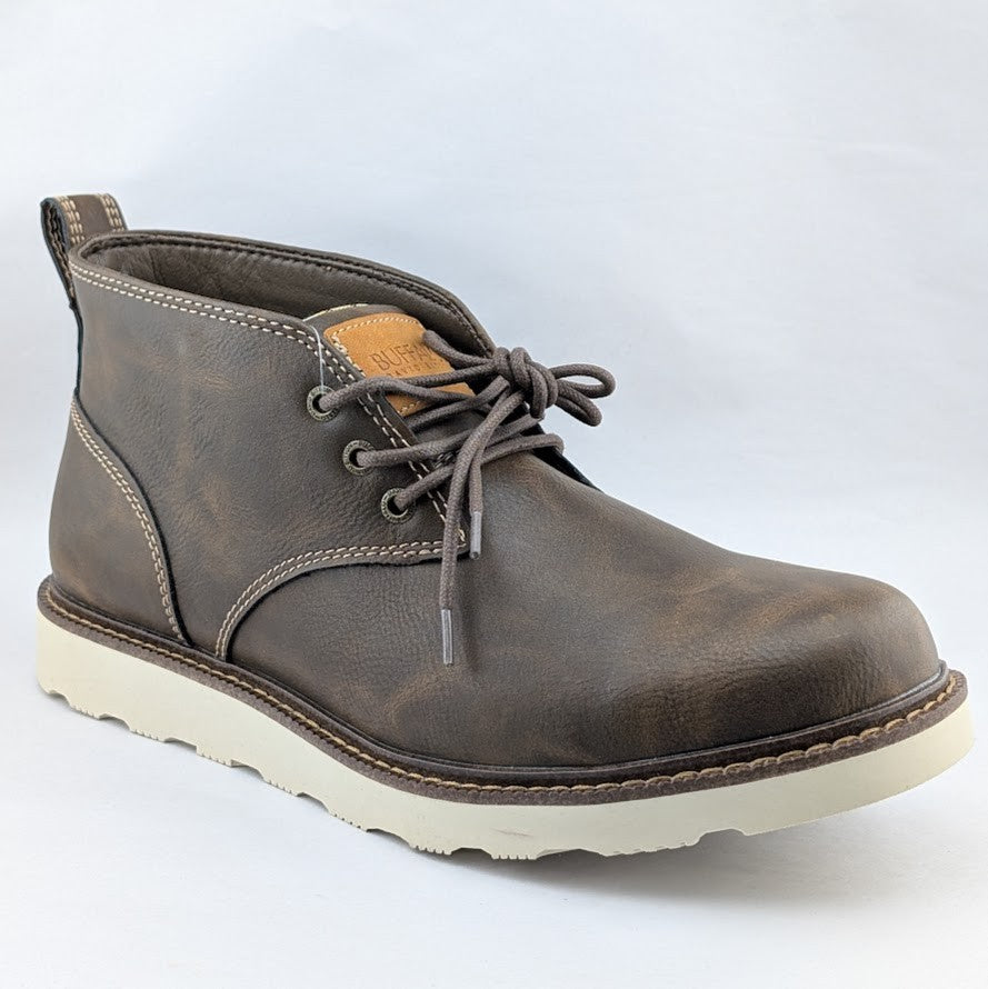 Buffalo David Bitton Men’s Size 12 Chukka Boots – Brown, Memory Foam, Durable Buffalo