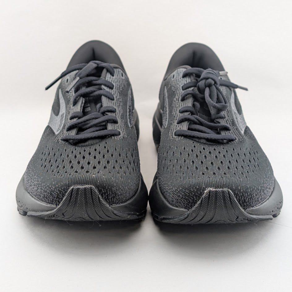 Brooks Womens Size 7 / Kids 5.5Y Black Ghost 16 Athletic Run Walk Sneakers Shoes Brooks