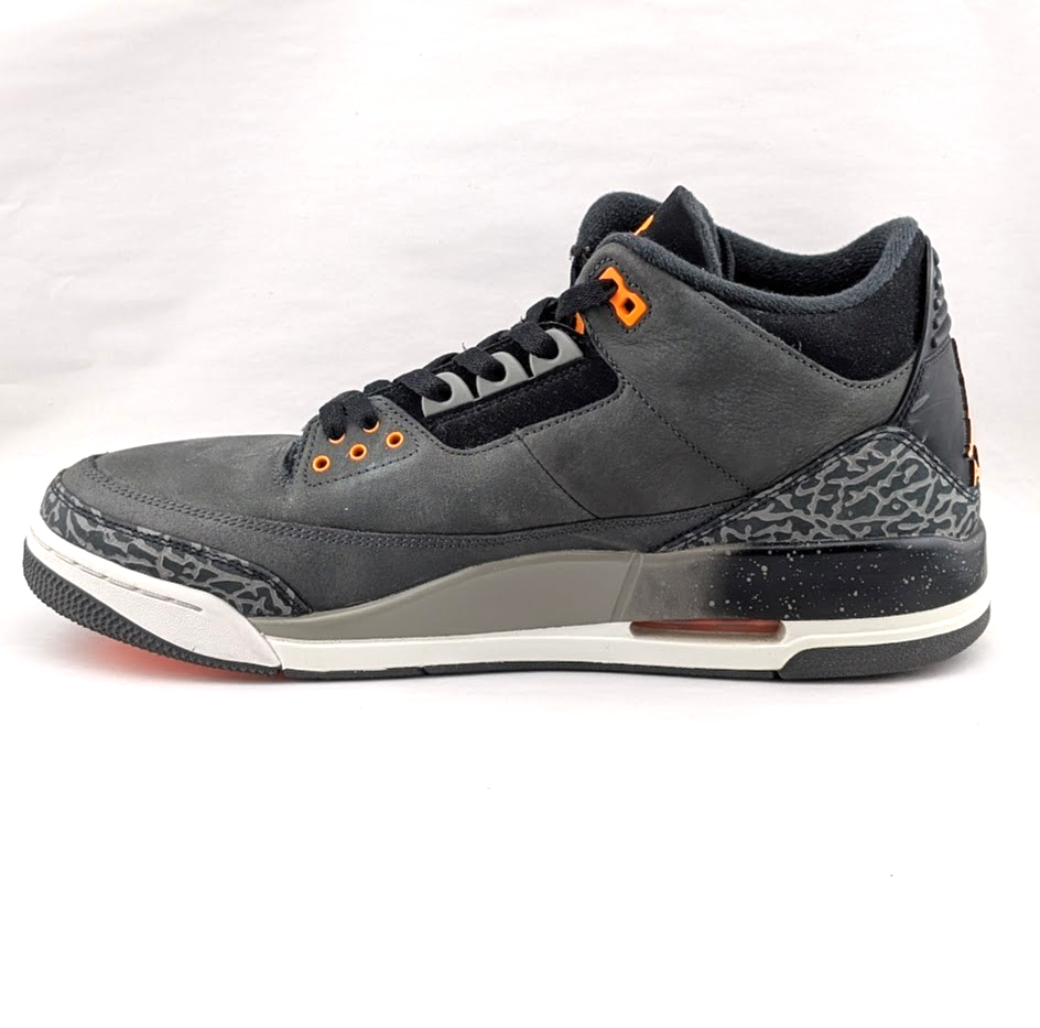 Nike Men's Size 13 Air Jordan 3 Retro Sneakers Fear Pack Grey (2023) CT8532 080 Jordan