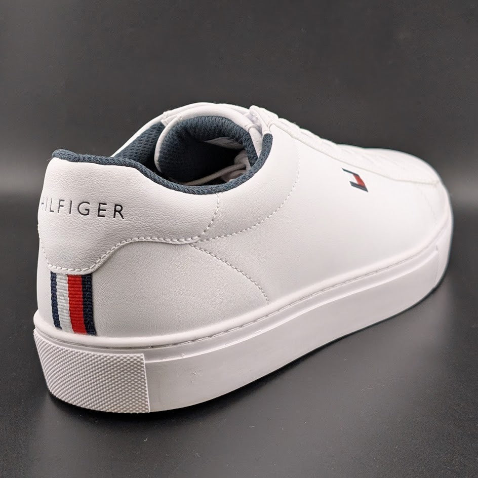 Tommy Hilfiger Men's Size 10M Brecon Cup Sole White Sneakers Tommy Hilfiger