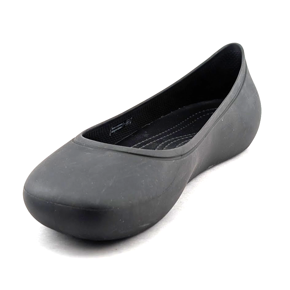 Crocs Women's Brooklyn Ballet Flats Black Sz 9 New Crocs