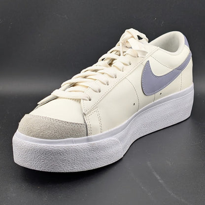 Nike Women's Size 11 Blazer Platform Low Sail Indigo Haze DJ0292-110 Nike