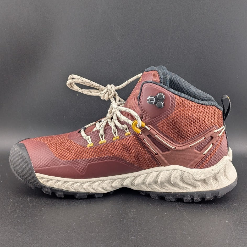 Keen NXIS Evo Mid WP Womens US 7 Andorra/Golden Yellow Hiking Shoes Keen