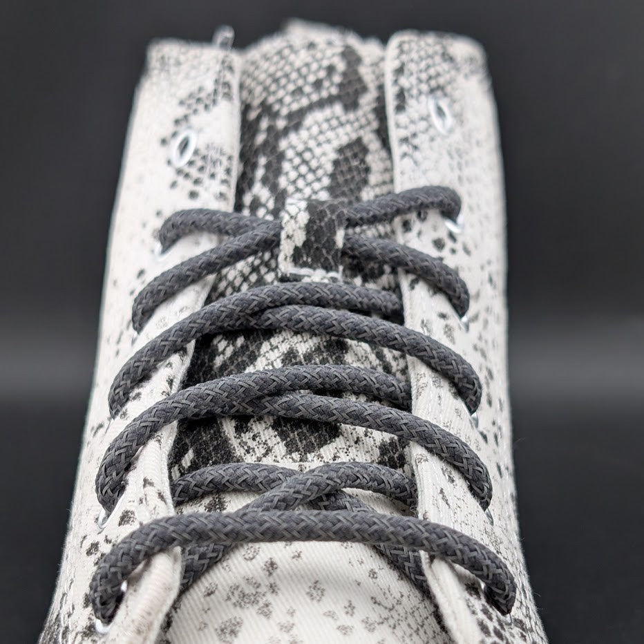 NWOB ~ Vintage Havana Women's Size 8.5 Snake Print High-Top Sneakers Clear Soles Vintage Havana