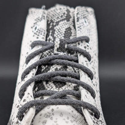 NWOB ~ Vintage Havana Women's Size 8.5 Snake Print High-Top Sneakers Clear Soles Vintage Havana
