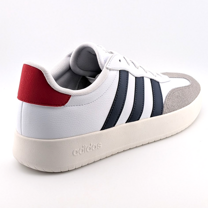 Men's adidas Barreda Size 10.5 - White Shadow Navy Scarlet adidas