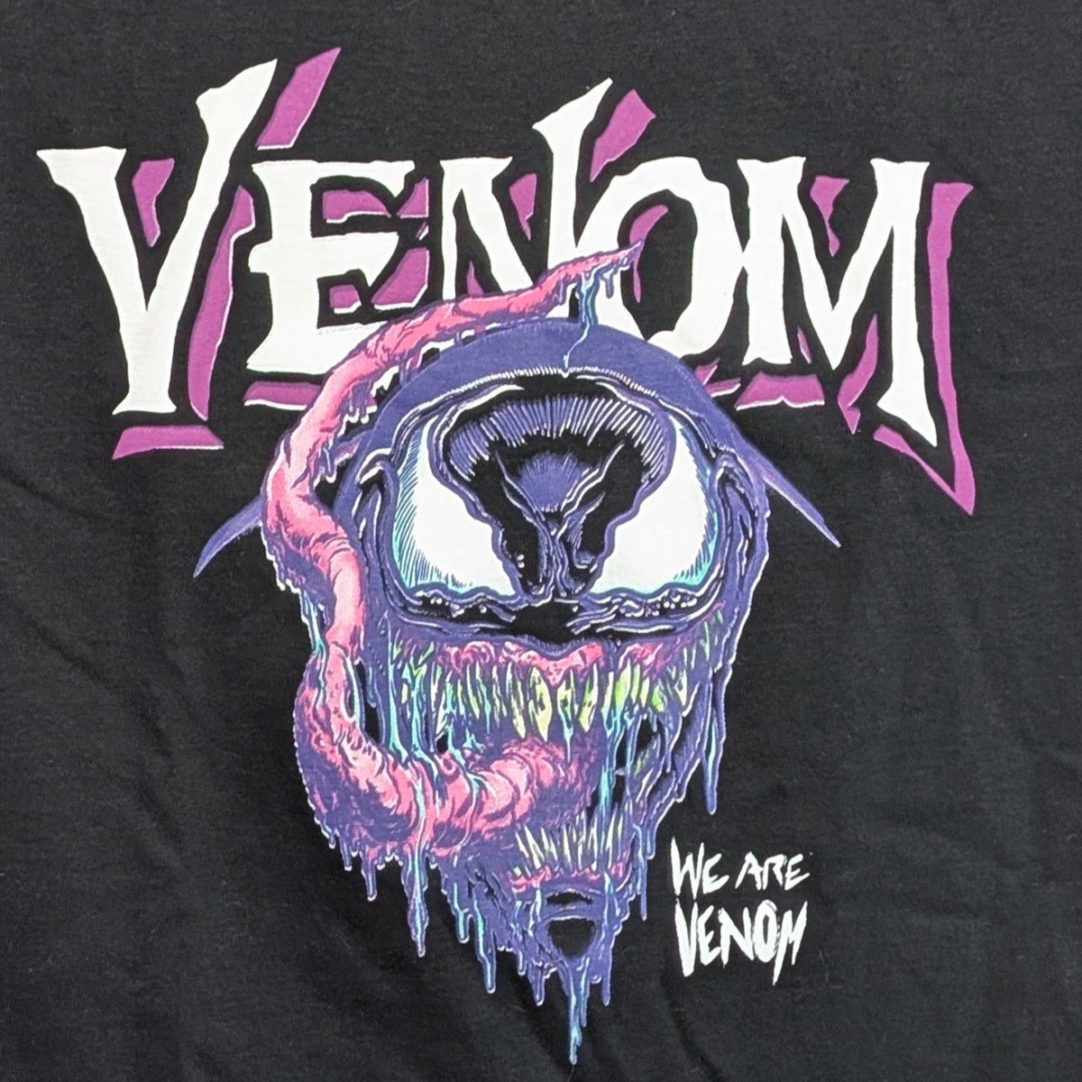 Official Marvel We Are Venom T-Shirt Women's Size S 34/36 Black NWOT Mad Engine Global