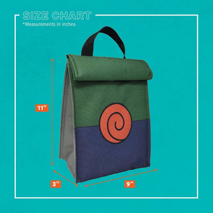 Naruto Shippuden Kakashi Reusable Roll Top Lunch Bag - New In Pack 🚀FREE SHIP ✈ Ripple Junction