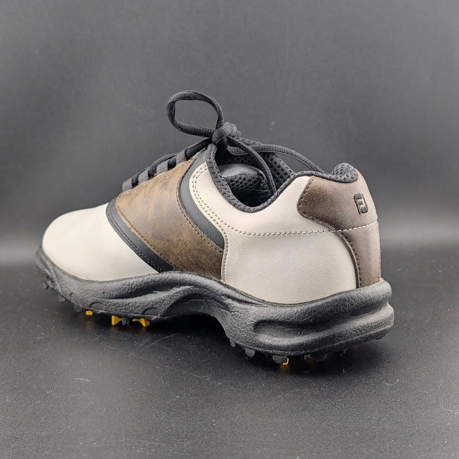 FootJoy GreenJoys Size 7.5 M ~ Men's Golf Shoes 45516 Brown/White Oxford FootJoy