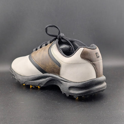 FootJoy GreenJoys Size 7.5 M ~ Men's Golf Shoes 45516 Brown/White Oxford FootJoy