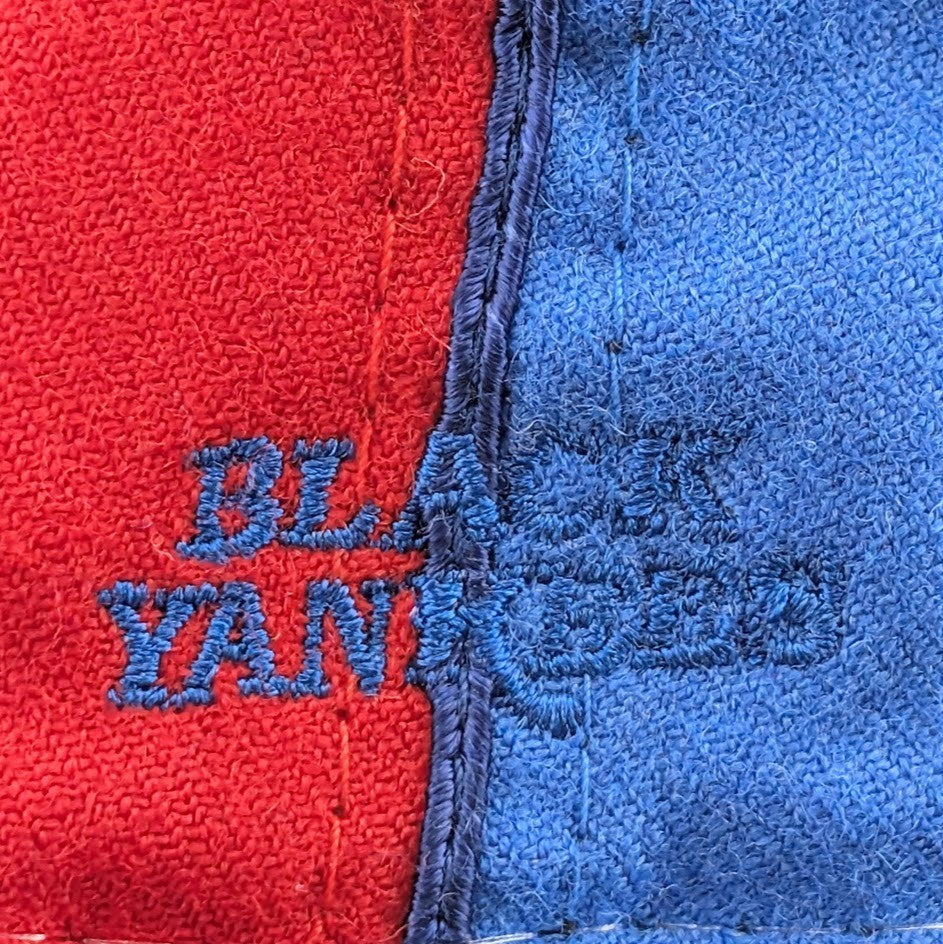 Black Yankees Negro Leagues Baseball Hat Red/Blue~Size 8 1/4~ 2XL Head BigBoy