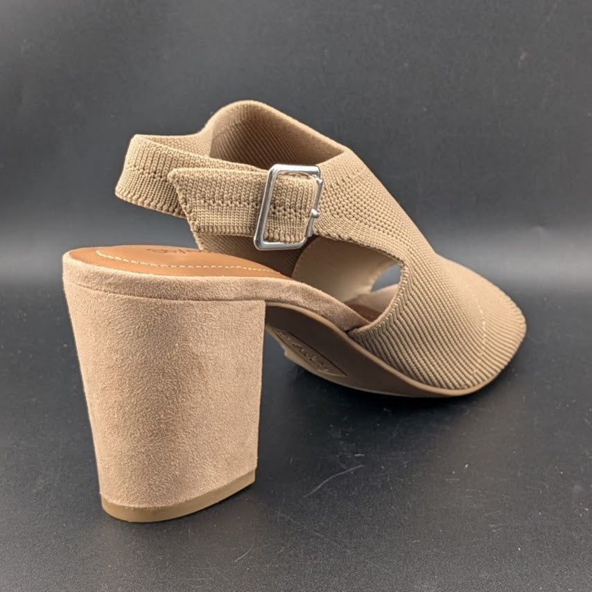 Style & Co. Women's Size 9.5 Peyton Shootie Sandals Light Taupe Style&co.