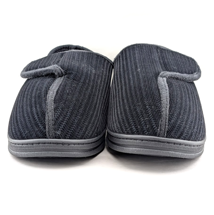 Mens Sz 11 Memory Foam Diabetic Slippers Comfy Warm Plush Fleece Arthritis Edema Longbay